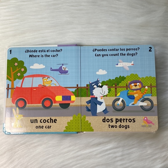 Baby/Toddler/Children Bilingual Board Book Spanish & English "First Numbers" - Picture 5 of 7